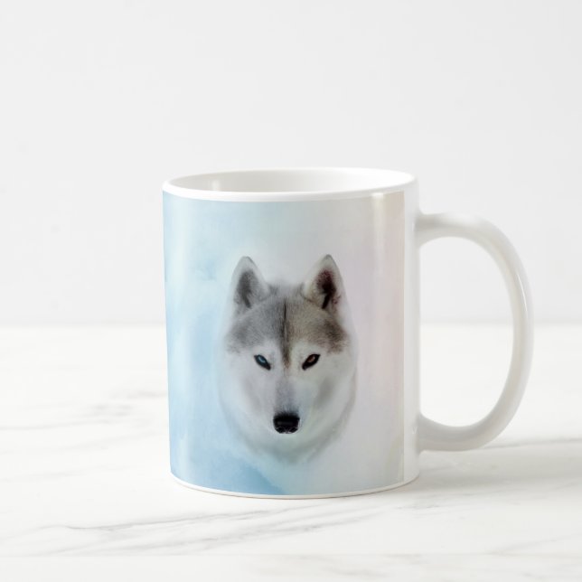 Mug Chien de traîneau sibérien (Droite)