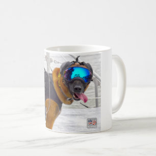 MUG CHIEN DE TRAVAIL MILITAIRE AMÉRICAIN