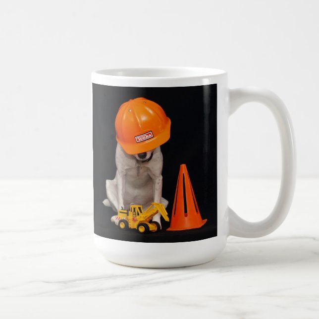 Mug Chien de travailleur de la construction (Droite)