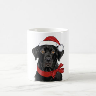 Mug Chien de vacances Noël Black Lab