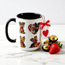 Chien de Valentine Yorkshire Terrier | amoureux de