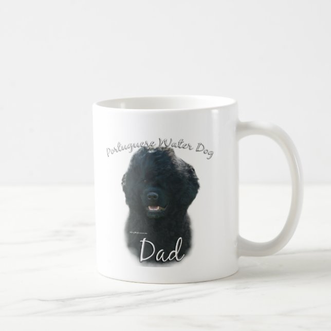 Mug Chien d'eau portugais papa 2 (Droite)