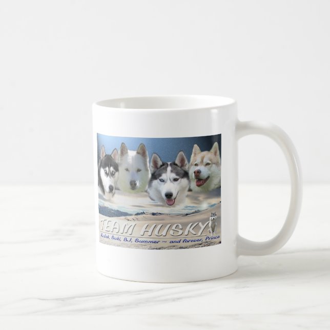Mug chien enroué sleding (Droite)