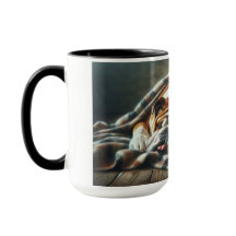 chien et chat faisant la sieste ensemble.