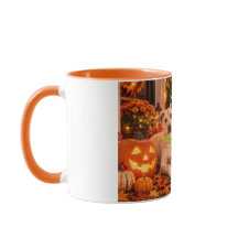 Mug Chien et Citrouille Joyeux Halloween