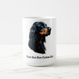 Mug Chien Gordon Setter Créez votre propre texte perso