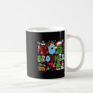 Mug Chien Groomer sapin de Noël Leopard Père Noël Snow