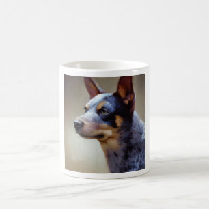Mug Chien Heeler bleu