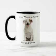 Chien heureux personnalisable de Jack Russell