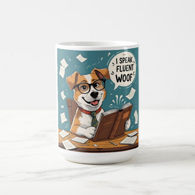 Mug Chien Je Parle Fluent Woof - Pet Parent (Centre)