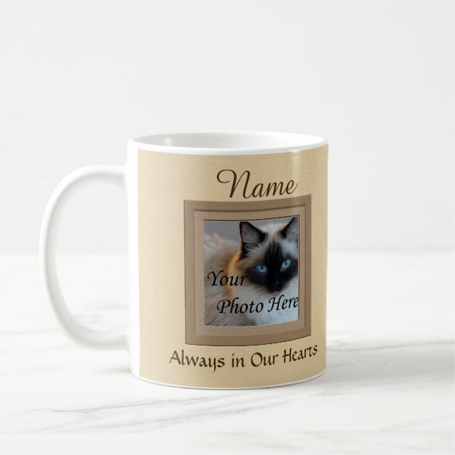 Mug Chien ou Chat Beige Parfait Souvenirs (Gauche)