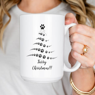 Mug Chien Paw Christmas Tree   Fer Noël