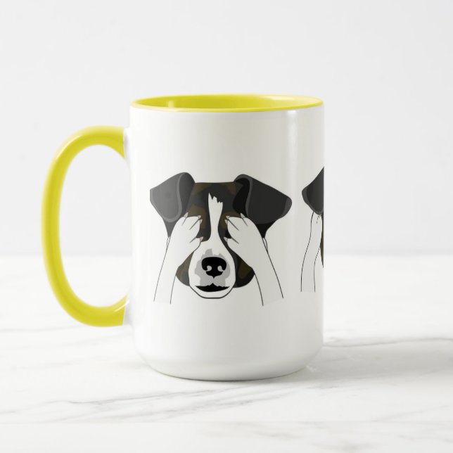 Mug Chien Peak- A -Boo (Gauche)