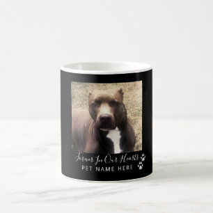 Mug Chien Perte Pet Photo Mémorial Noir Personnalisé 
