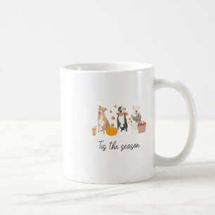 Mug Chien Pitbull Automne Action de grâce C'est la sai