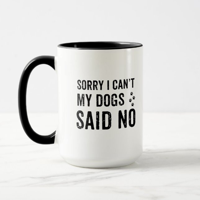 Mug Chien propriétaire cadeau, Amoureux des chiens, Gi (Gauche)
