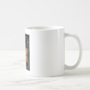 Mug Chien rottweiler buvant du café glacé animal drôle