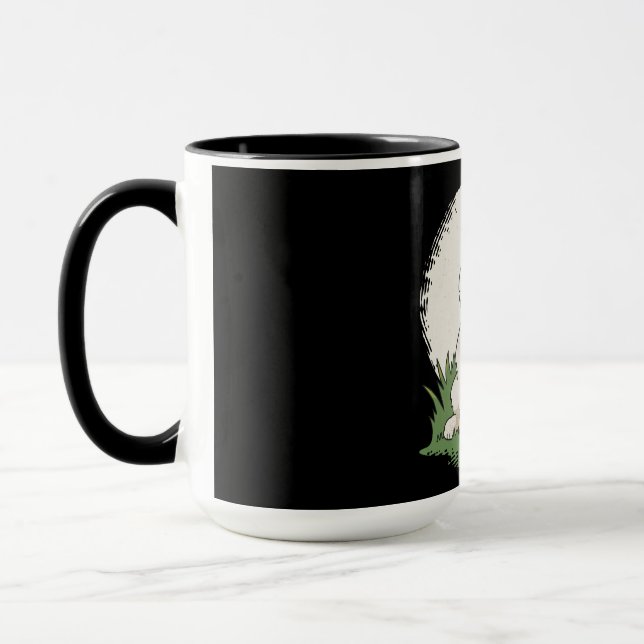 Mug Chien Samoyède Drôle (Gauche)