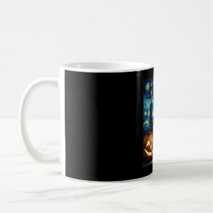Mug Chien schnauzer miniature mignon Halloween Jack O