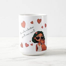 Mug Chien Valentine