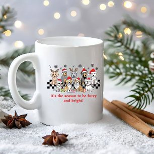 Mug Chien vous souhaite un Noël positif pour les patte