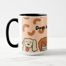 Chiens amusants avant les mecs, Amateurs de café,