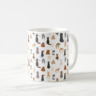Mug Chiens assis derrière