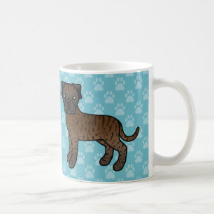 Mug Chiens Bullmastiff Bringés de Dessin Animé Mignons