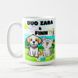 Mug Chiens, Chats, Plumes, Plaisirs Dans La Nature