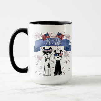 Mug Chiens Cool pour le 250e Anniversaire