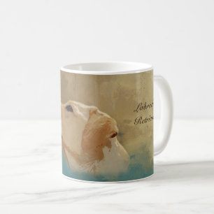 Mug Chiens d'arrêt de Labrador : Animal familier jaun
