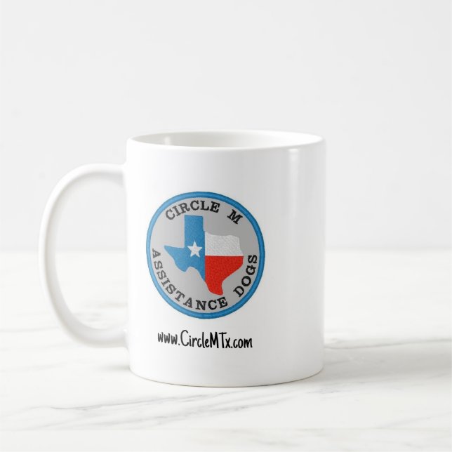 Mug Chiens d'assistance Cercle M (Gauche)