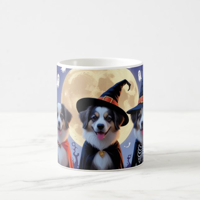 Mug Chiens de berger anatoliens Citrouille Halloween d (Centre)