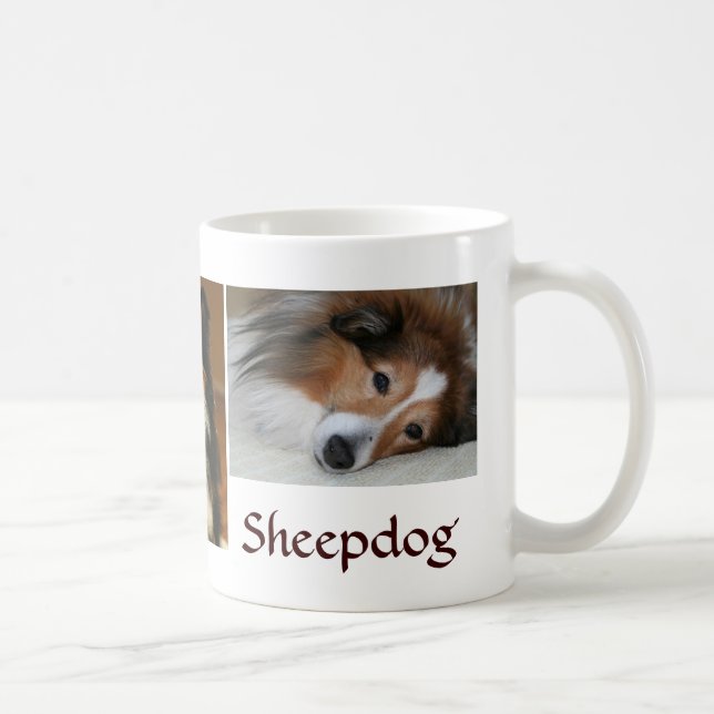 Mug Chiens de berger de Shetland (Droite)