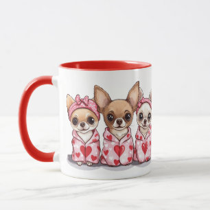 Mug Chiens de Chihuahua de la Saint-Valentin