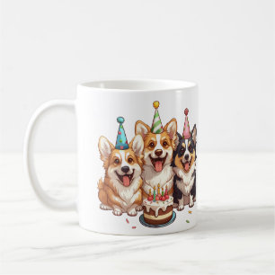 Mug Chiens de Corgi d'anniversaire