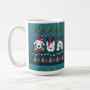 Mug Chiens de fête motif de Noël - chiens de vacances