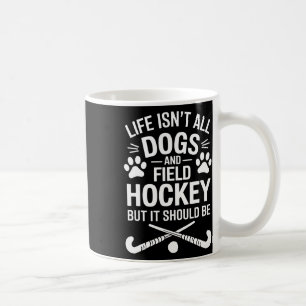 Mug Chiens de hockey sur gazon Drôle de hockey sur gaz