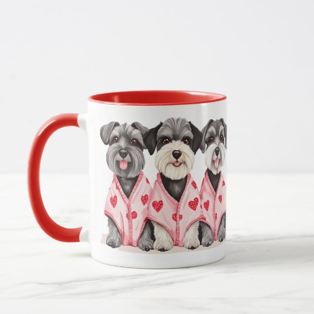 Mug Chiens de la Saint Valentin (Gauche)