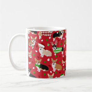 Mug Chiens de Noël Corgi