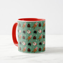 Mug Chiens de Noël Goldendoodle