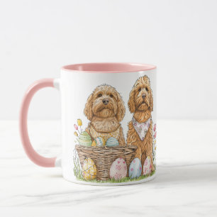 Mug Chiens de Pâques Goldendoodle