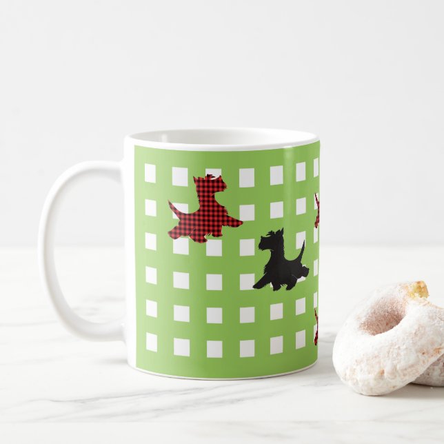 Mug Chiens écossais (Avec donut)