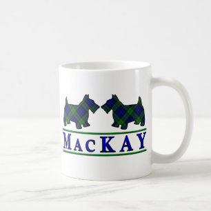Mug Chiens écossais de Clan MacKay Tartan