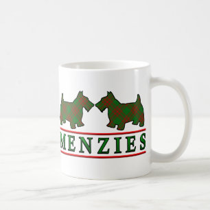 Mug Chiens écossais de Clan Menzies Tartan