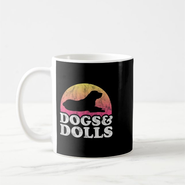 Mug Chiens et poupées Hommes ou femmes Chiens et poupé (Gauche)