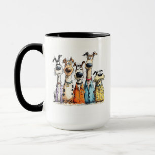 Mug Chiens fantaisistes