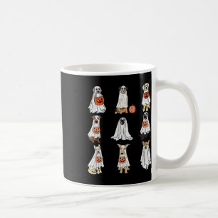 Mug Chiens Ghost Chiens mignons Habillés Comme Ghost F