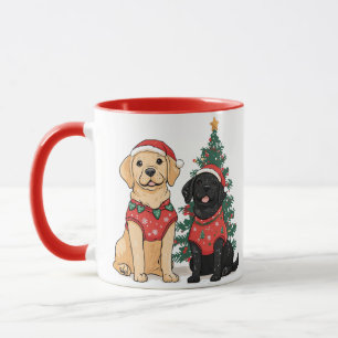 Mug Chiens Labrador Retriever de Noël