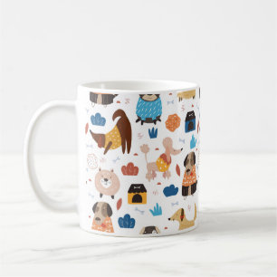 Mug Chiens motifs